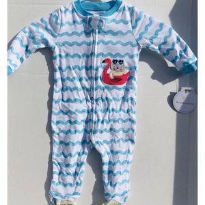 Brand New Koala Baby Wavy Footie Size 6 To 9 Months Baby Boy‎